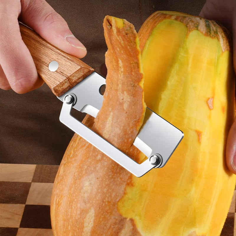 2-in-1 Wooden Kitchen Peeler | Fruit & Vegetable Peeler | Pack of 2