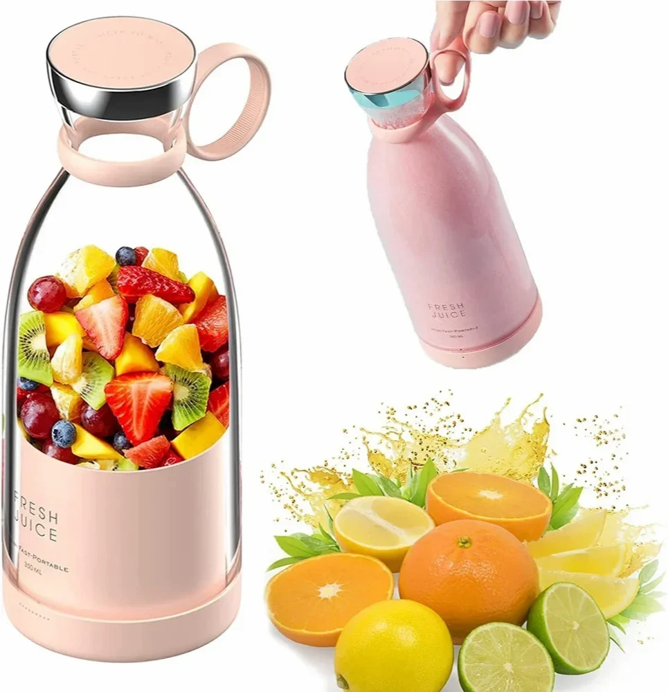 Electric Portable Mini Juicer Bottle | Wireless Personal Size Juicer Blender